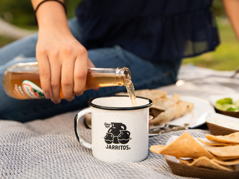 outdoor picnic setup
